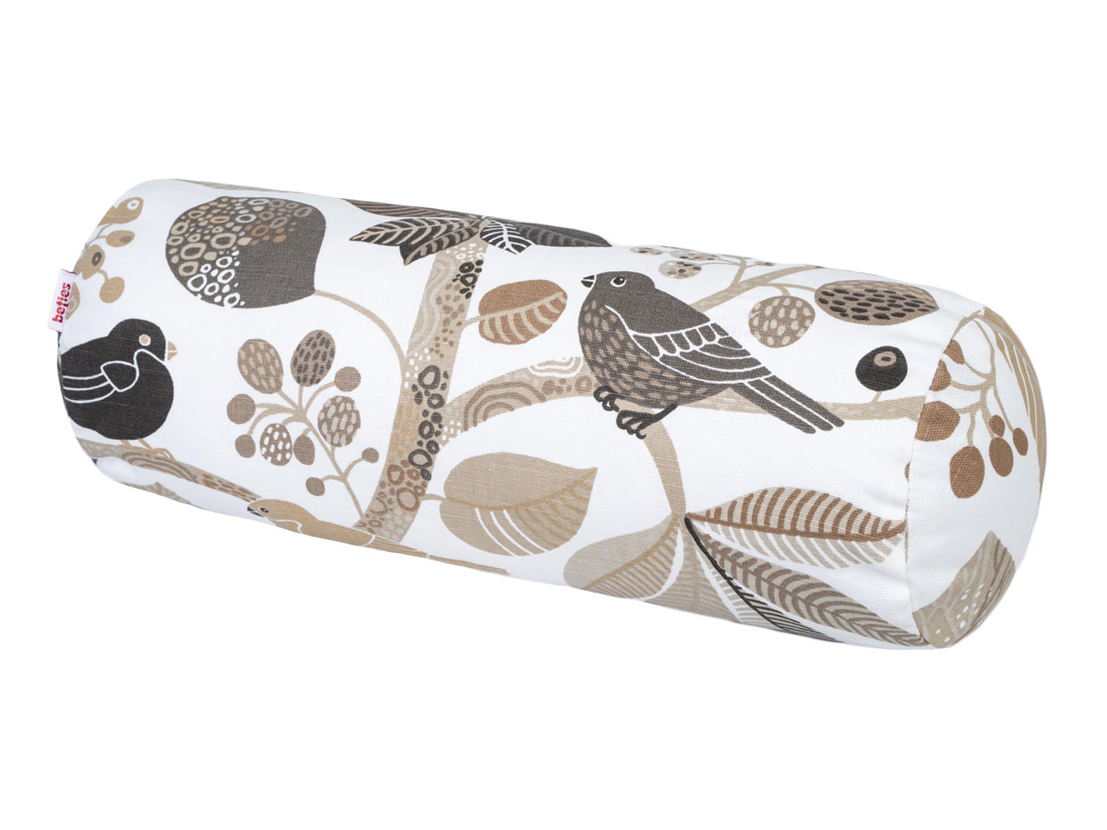 beties Heimtextil Nackenrollenhülle Ecru, Taupe 15x40 cm