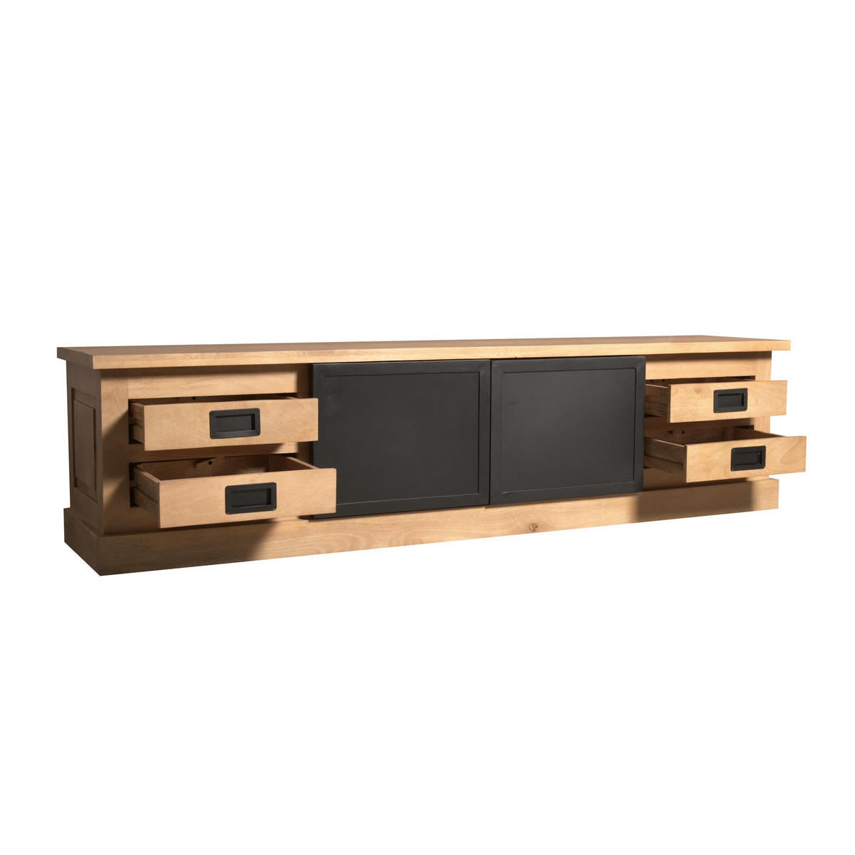 TV-MÖBEL Noa Braun 45/200/50 cm - Braun, Holz (200/50/45cm) - Starfurn