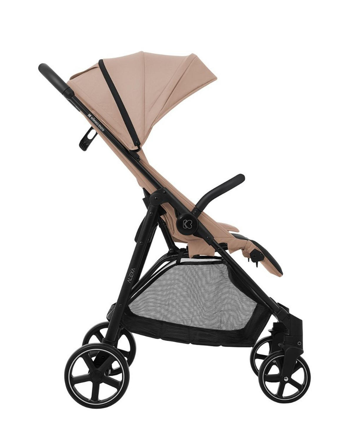 BUGGY Alexa 22 kg rosa faltbar, Rückenlehne verstellbar, Gurt - Rosa, Metall (72/51/101cm) - Kikka boo