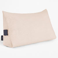 KEILKISSEN Vanilla Ice, 70/40/20 cm, Cord - Creme, Textil (70/20cm) - Dreamroots