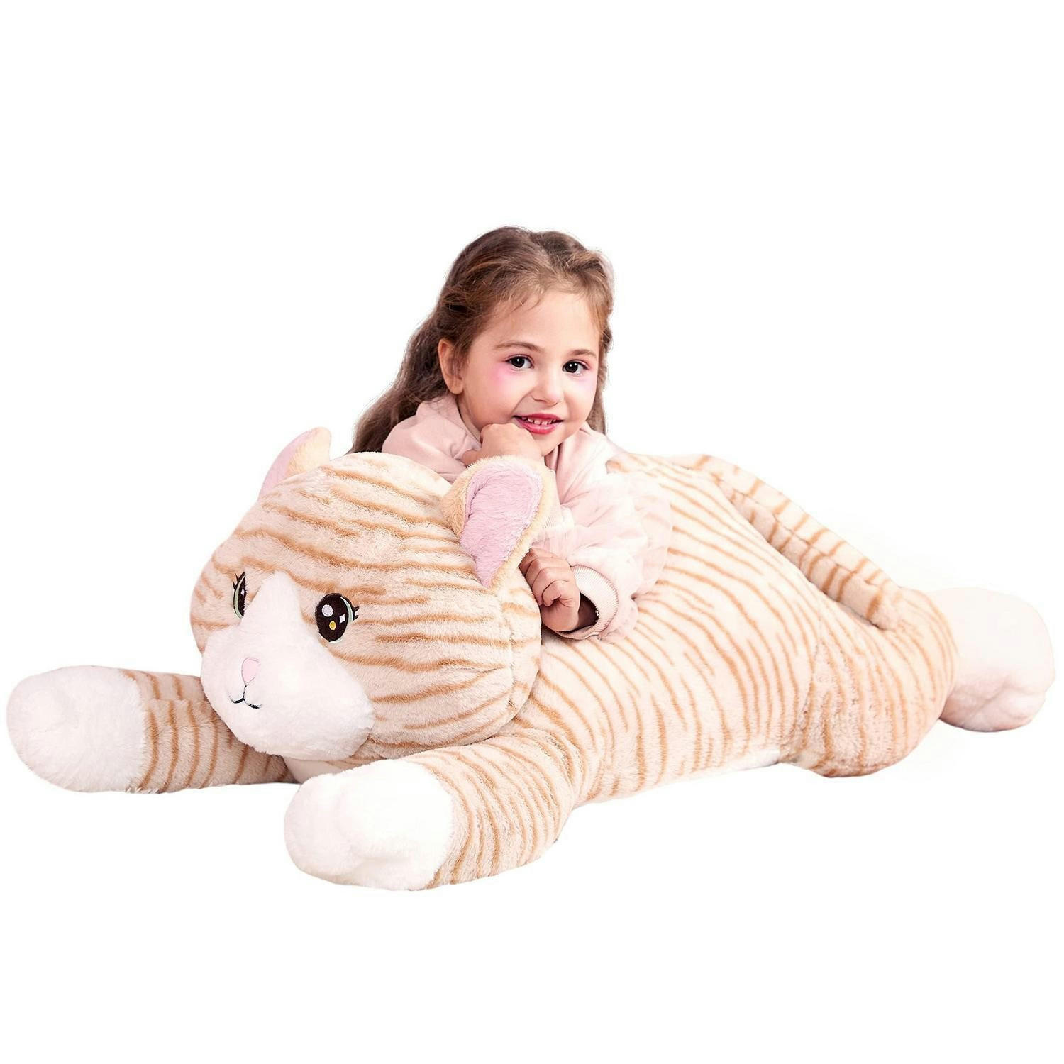 STOFFTIER Katze 78 cm - Multicolor, Textil (30/78cm)