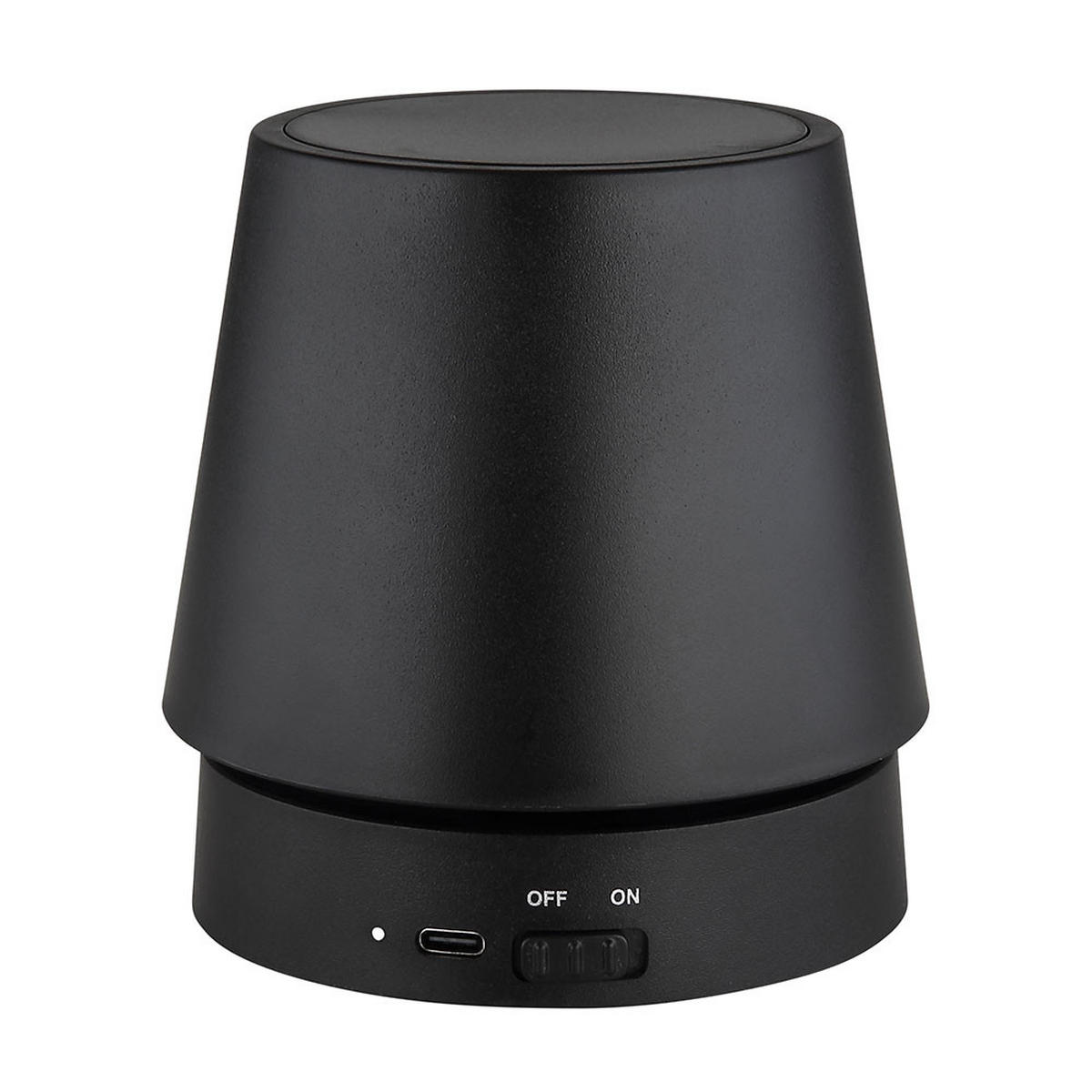 LED TISCHLEUCHTE Carlos Schwarz - Schwarz, Metall (10.6/10.6/28cm) - Globo Lighting