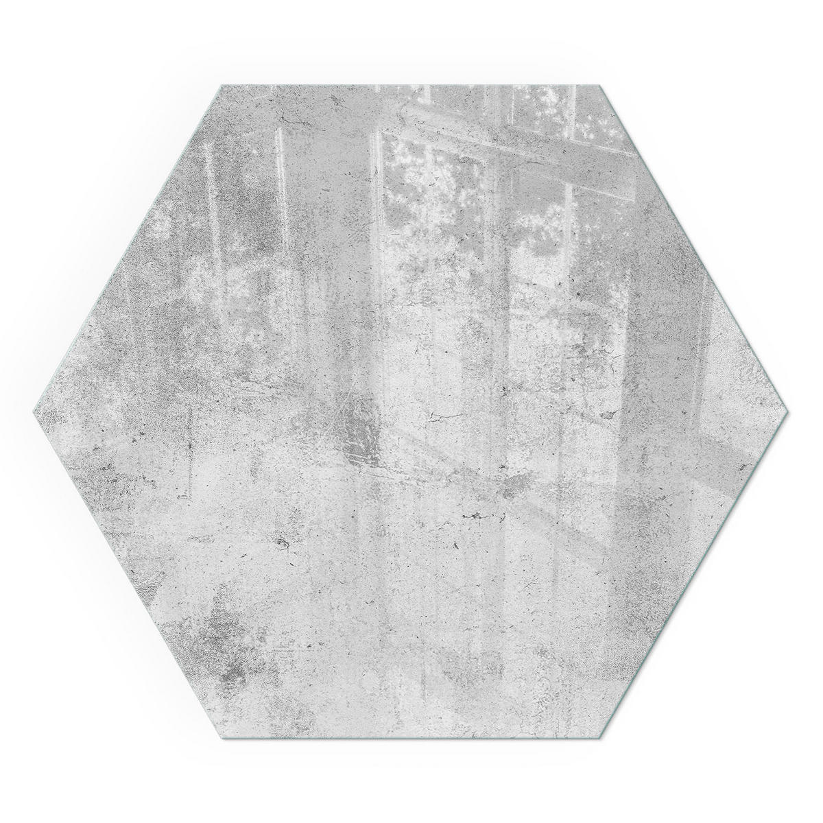 GLASPLATTE für Kamin h40 cm - Grau, Glas (40/40/0.4cm) - TULUP