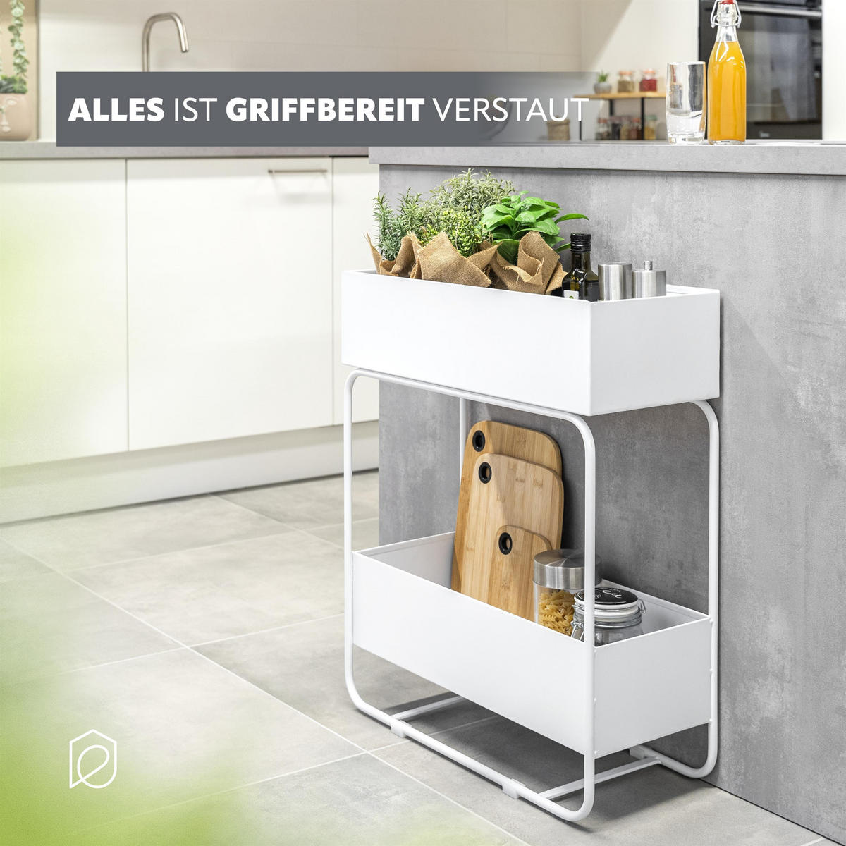 PFLANZENSTÄNDER, weiß - Weiß, Metall (25/60/71cm) - eluno