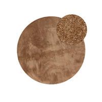 TEPPICH Nina waschbar ø 200 cm rund - Beige, Kunststoff (200/200cm) - benuta Nest