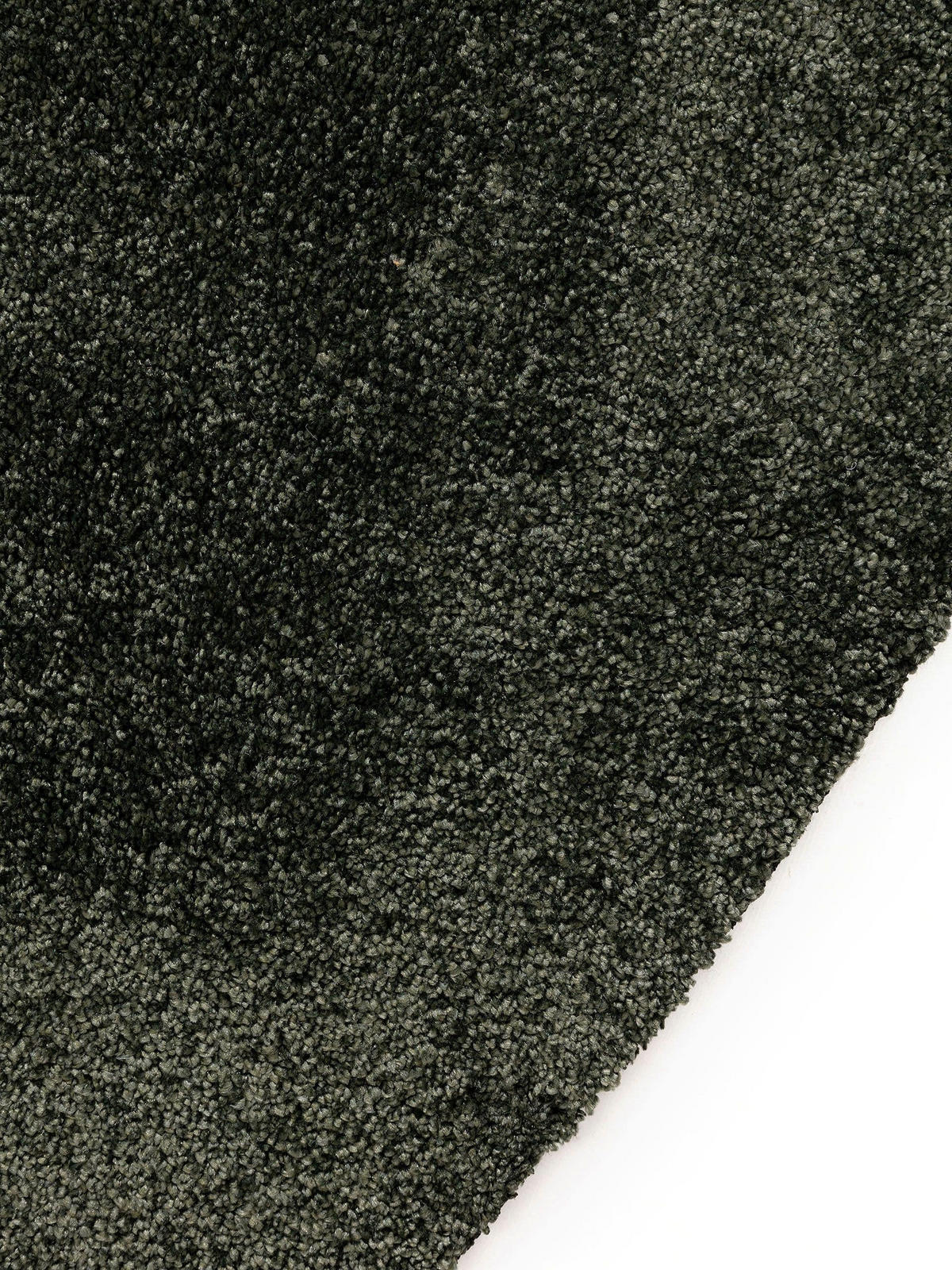 TEPPICH Nina waschbar ø 200 cm rund - Grün, Kunststoff (200/200cm) - benuta Nest