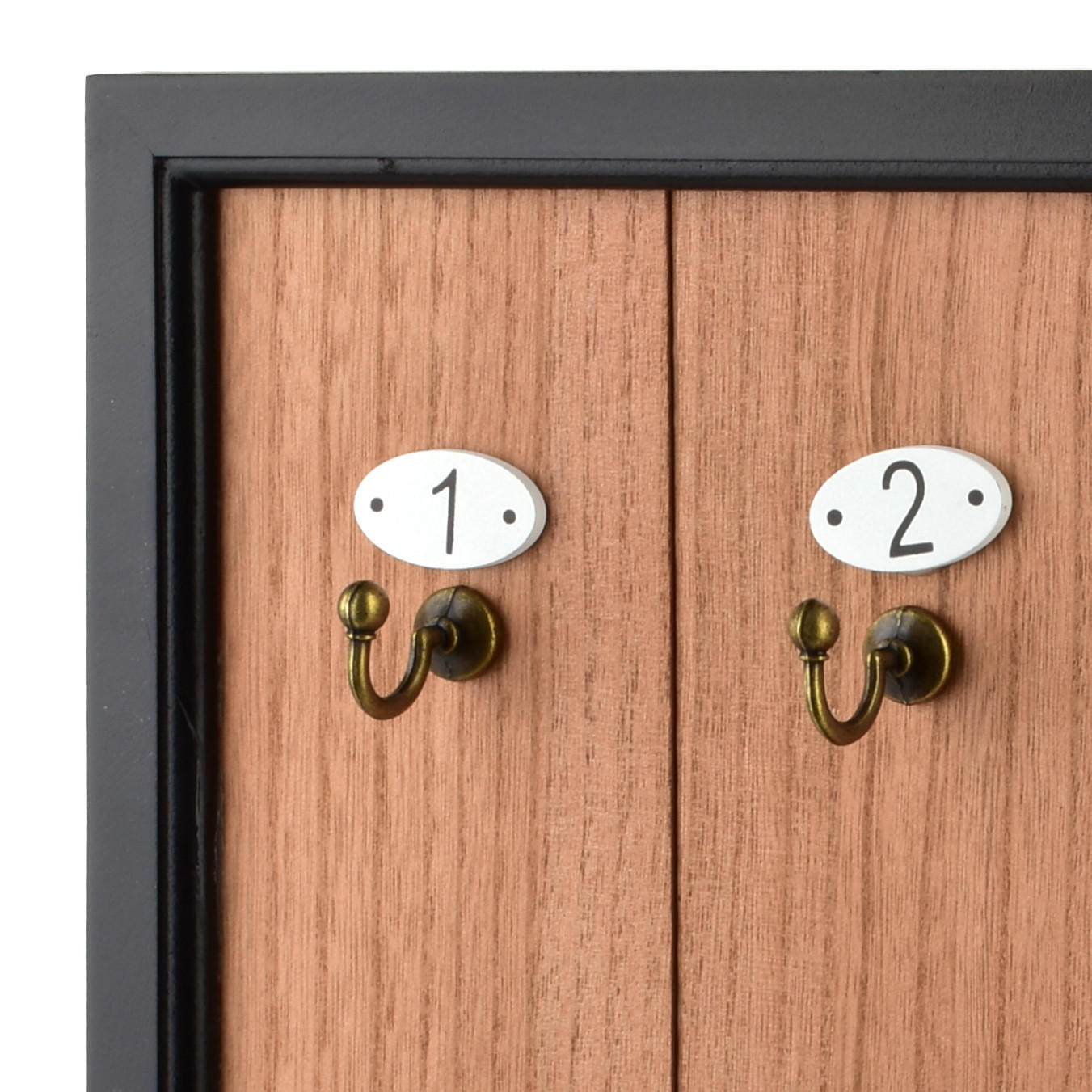 SCHLÜSSELHALTER Stacy Schwarz 40x30x1,5 cm Holz - Schwarz, Holz (1.5/30/40cm) - Mondex