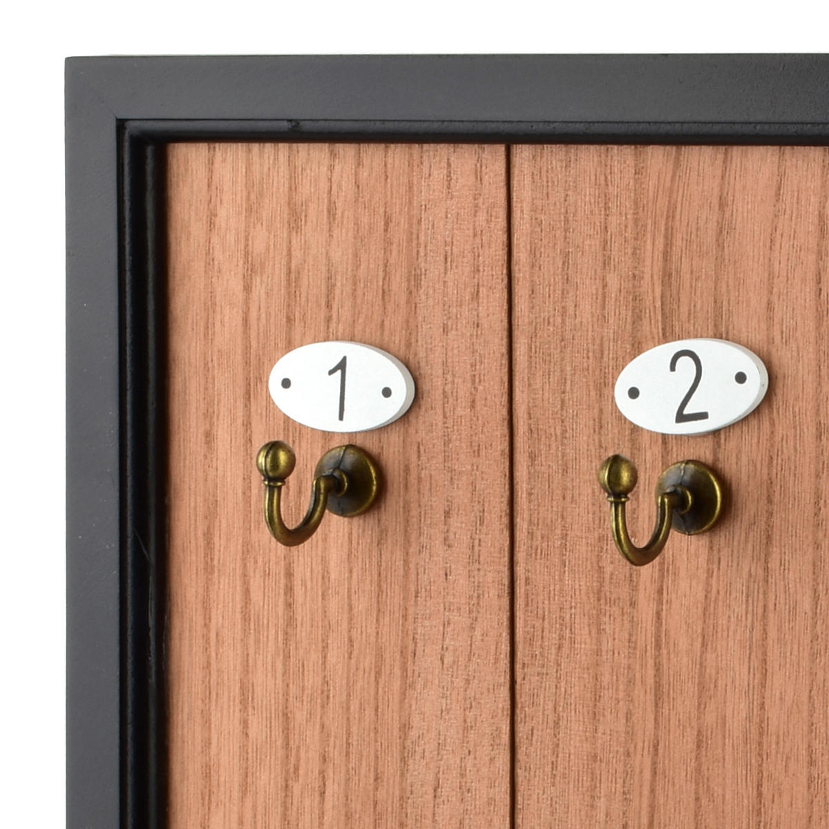 SCHLÜSSELHALTER Stacy Schwarz 40x30x1,5 cm Holz - Schwarz, Holz (1.5/30/40cm) - Mondex