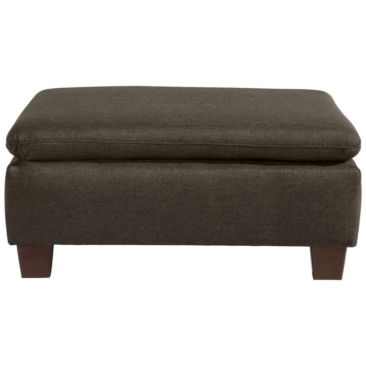 POLSTERHOCKER Kaylil Flachgewebe braun - Braun, Kunststoff (90/43/60cm) - 58aufmkessel