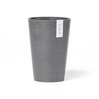 BLUMENTOPF Pisa 21,1/29,8 cm Grau - Grau, Kunststoff (21.1/29.8cm) - Ecopots
