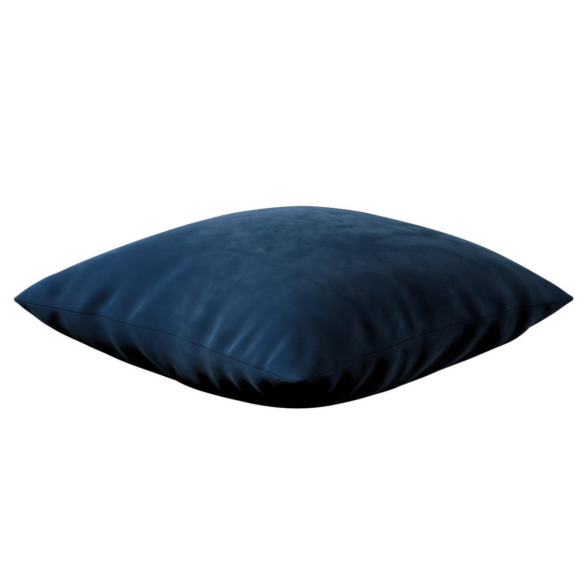 KISSENHÜLLE Velvet dunkelblau, 50x50cm - Blau, Textil (50/50cm) - Dekoria