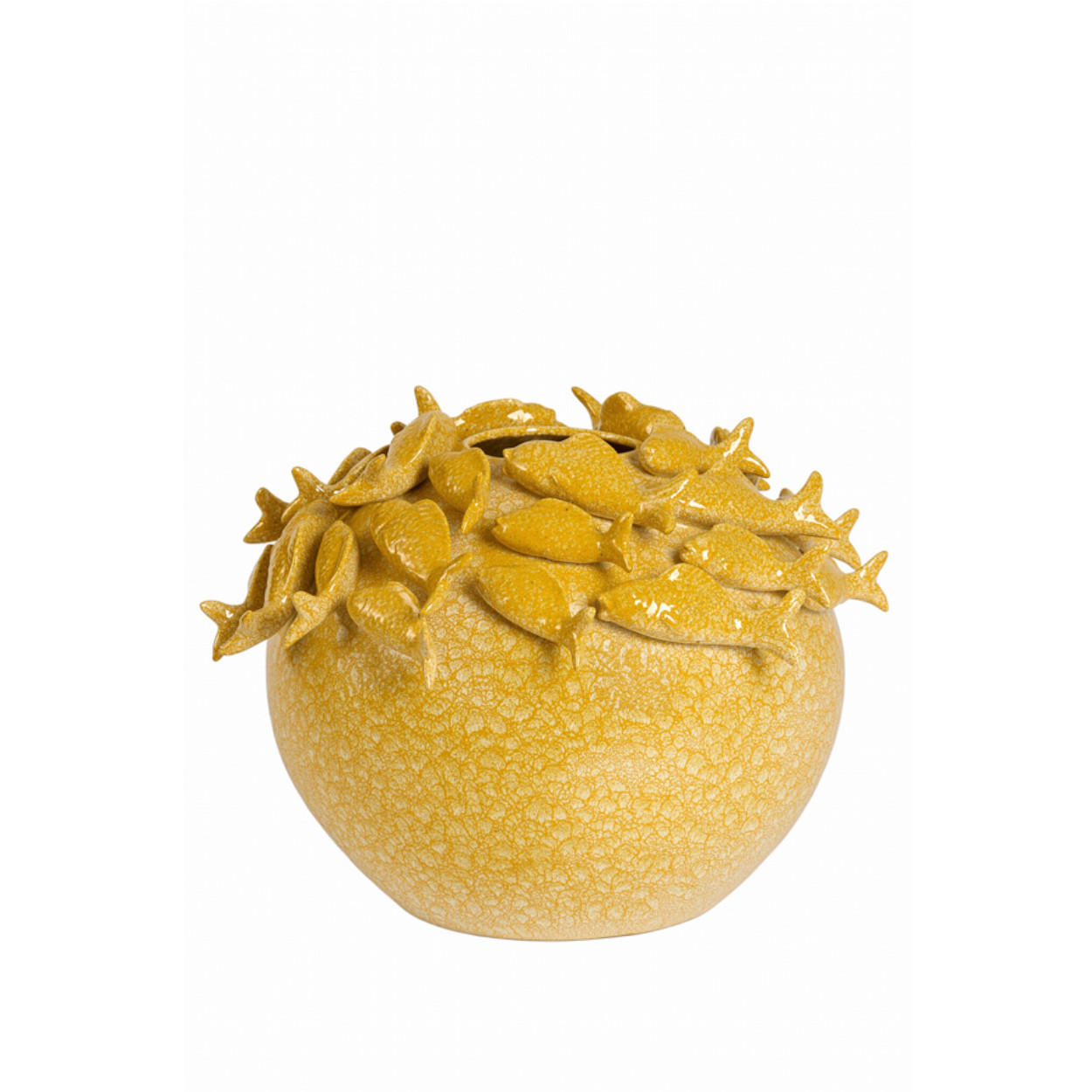 Light & Living Vase Gelb 32 cm