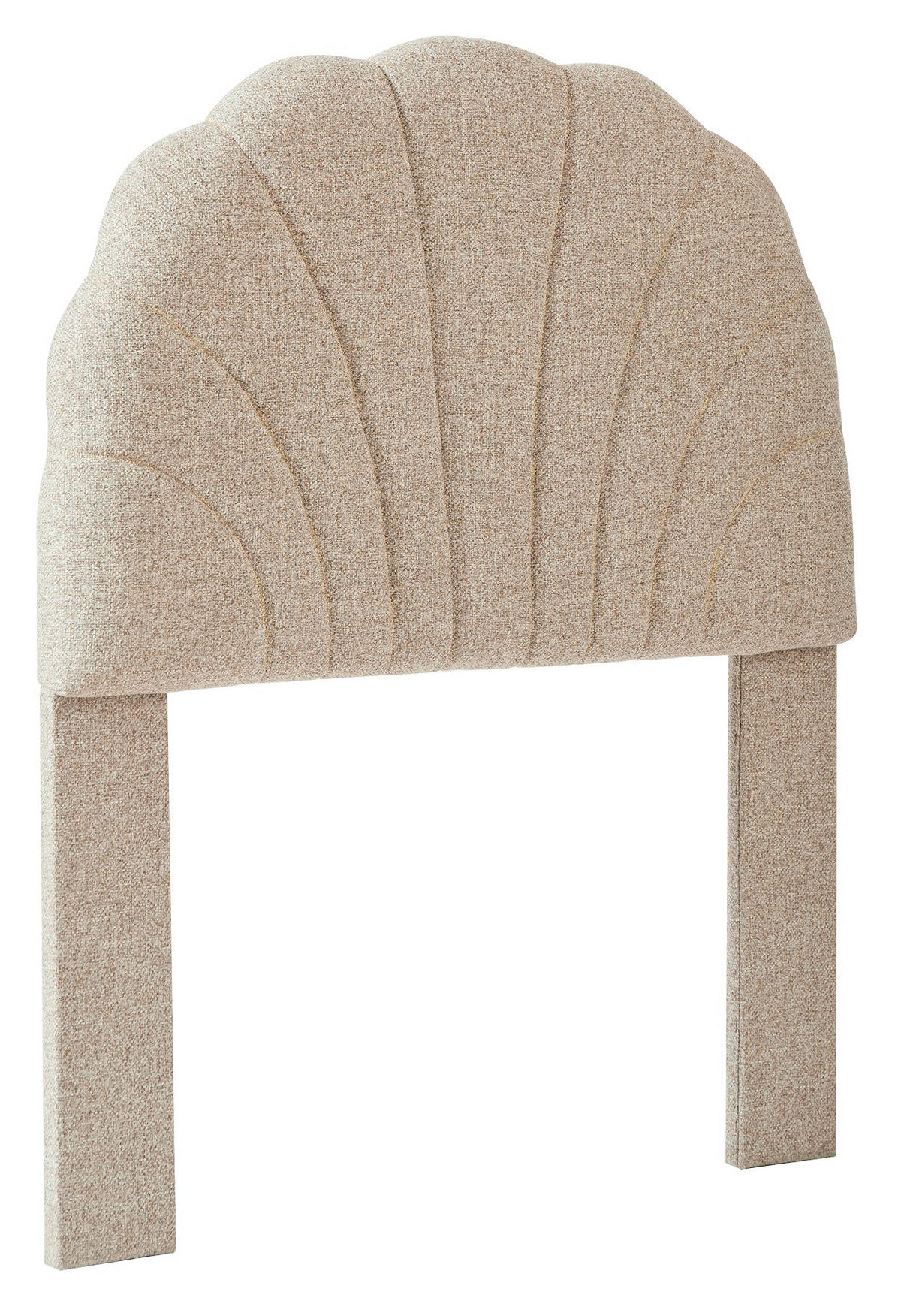 BETTKOPFTEIL Beige 90 cm - Beige, Holz (90/120/7.5cm) - Nordlys