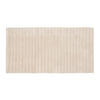 BADLÄUFER gerippt 50/100 cm, Baumwolle - Sandfarben, Textil (50/100cm) - Homescapes
