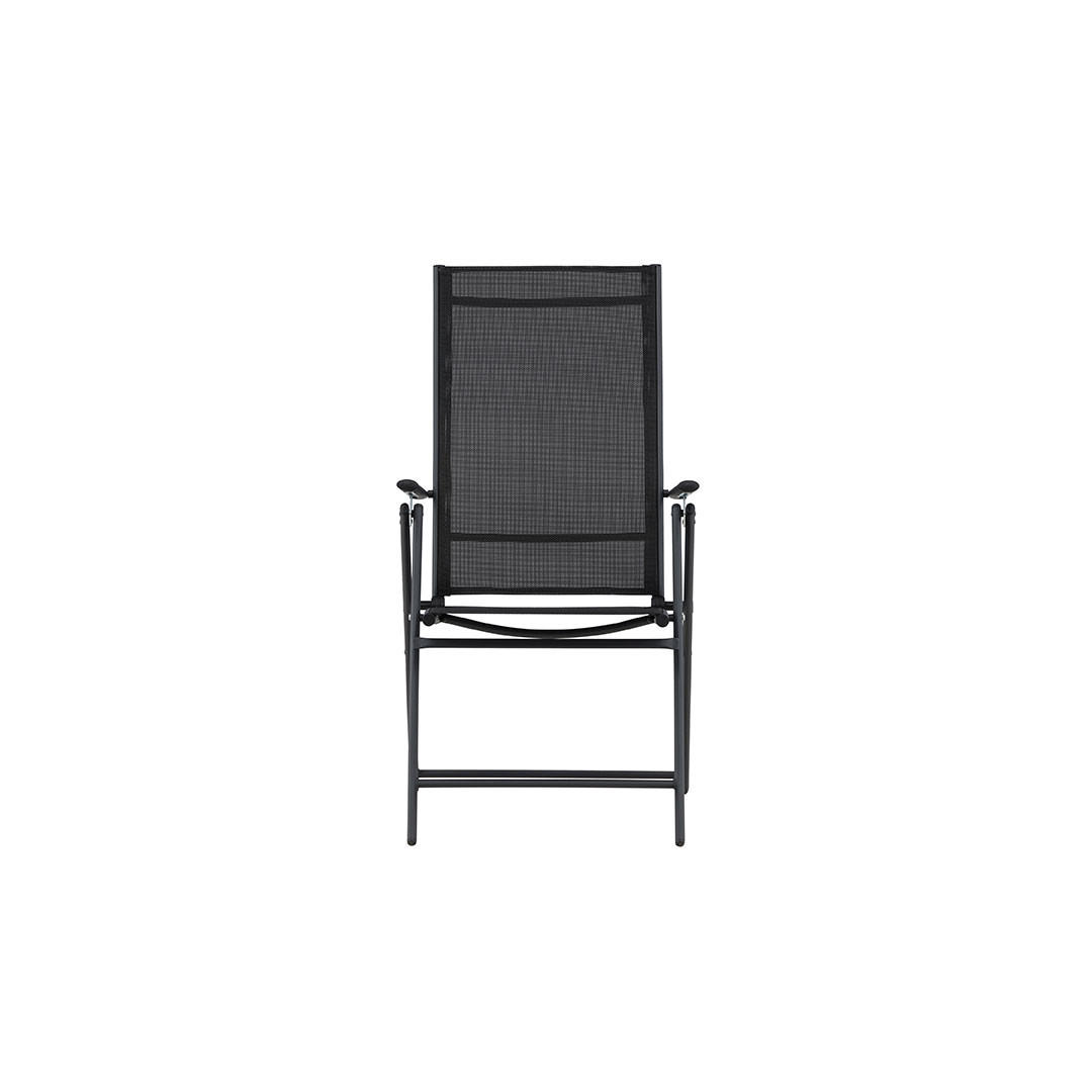 GARTENSTUHL, Levanzo, Stühle Schwarz, Stahl, 56 x 59 x 108 cm - Schwarz, Metall (56/108/59cm) - ebuy24