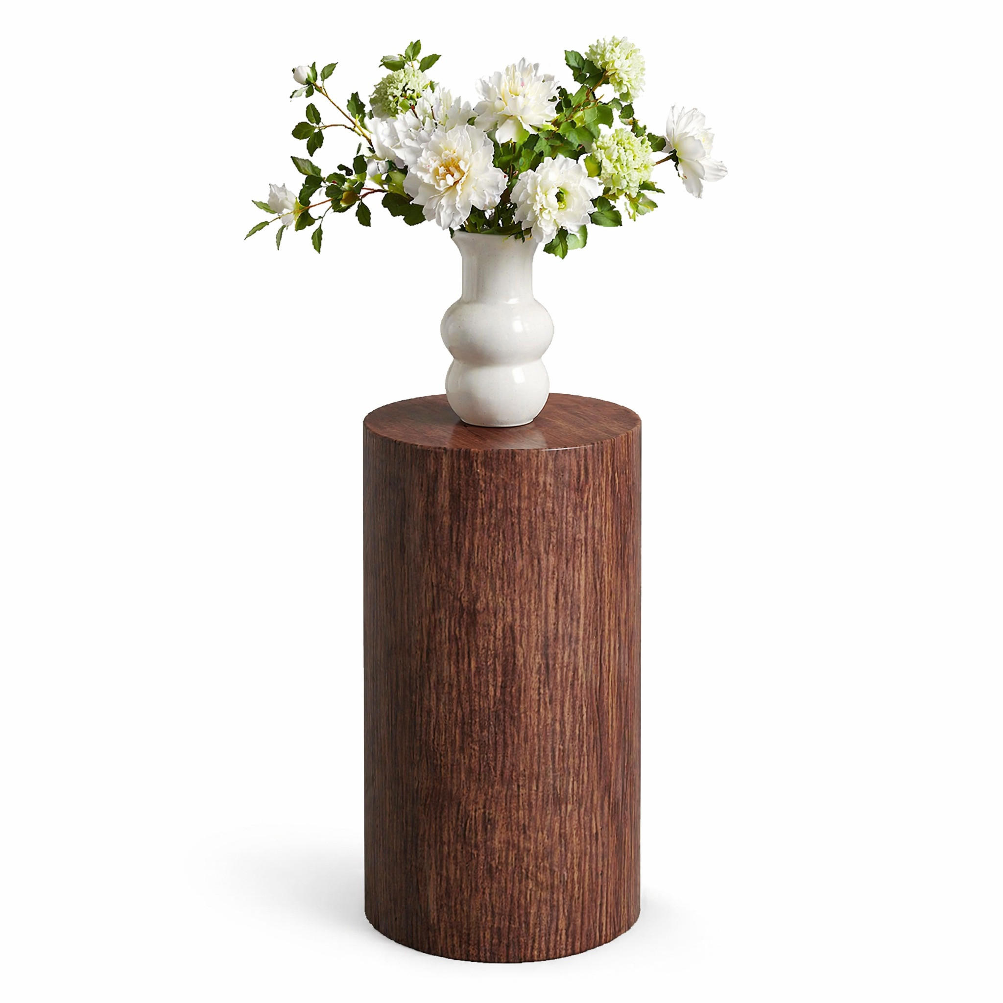 KONFERENČNÍ STŮL v barvě ořechu minimalistický design do obýváku 30x30x55 cm - barva vlašského ořechu, kompozitní dřevo (30/30/55cm) - STILVORA