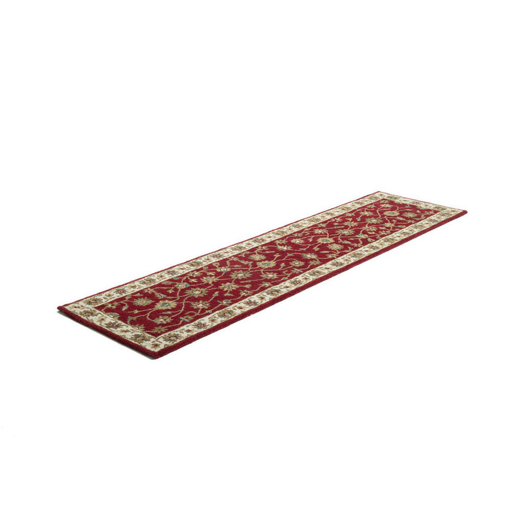 Thumbnail - Theko Handtuftteppich, Terra cotta, Textil, Orientalisch, Freiform, 70x270 cm, GoodWeave, antistatisch, Teppiche & Böden...