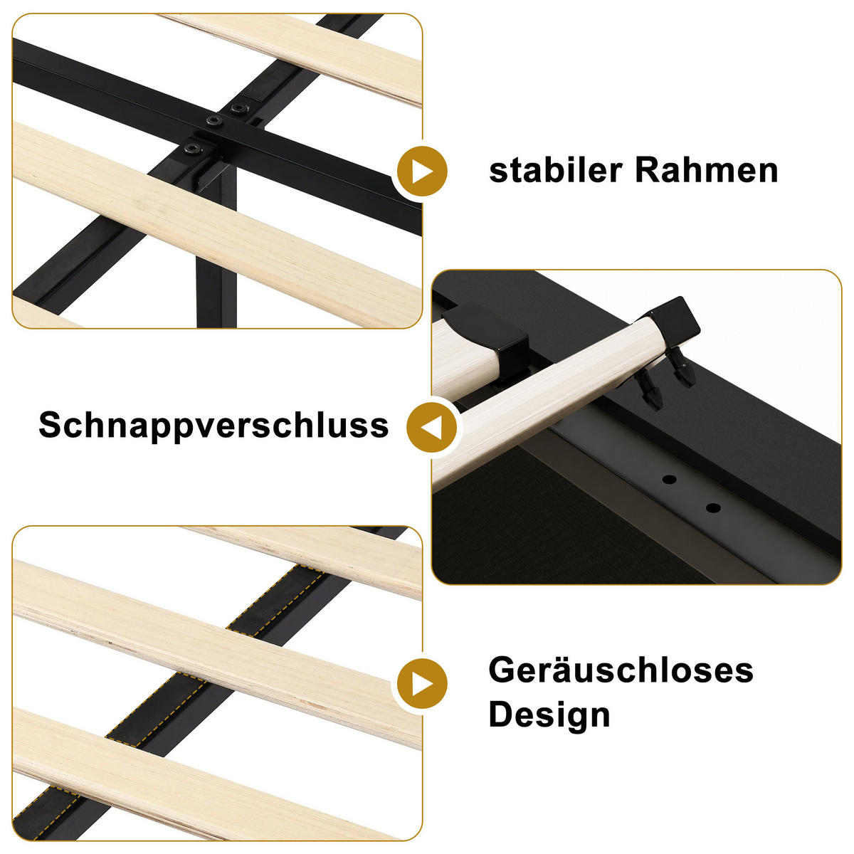 POLSTERBETT，BETT 160/200 cm Dunkelgrau,Mit 4 Schubladen, LED und Ladefunktion - Naturfarben/Grau, Holz/Textil (160/200cm) - FURNISHINGS HOME