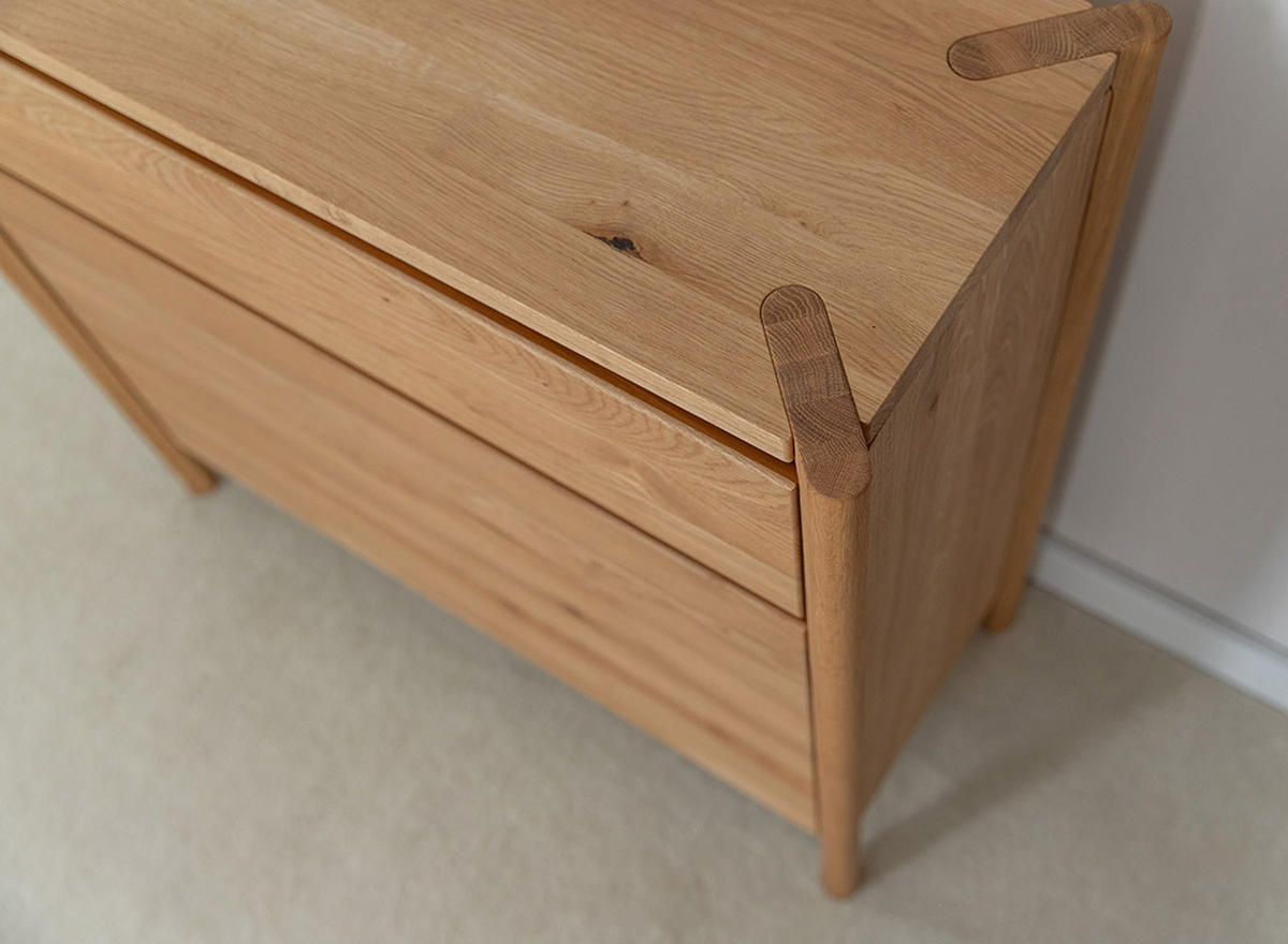 SCHUHSCHRANK Campi Eiche Natur 83 / 33 / 80cm - Eichefarben, Holz (83/80/33cm) - Feldmann-Wohnen