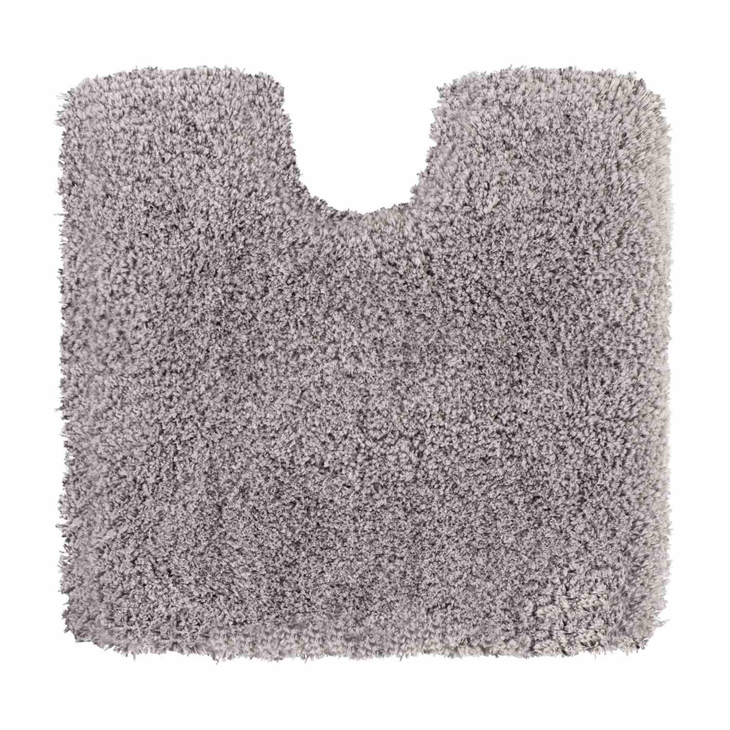 BADTEPPICH MIT WC AUSSCHITT VIENNA - Grau, Textil (45/45cm) - WohnDirect