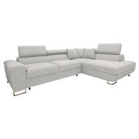 ECKSOFA Cotere, Seite: Rechts - Hellgrau, Holz/Textil (270/202cm) - MIRJAN24