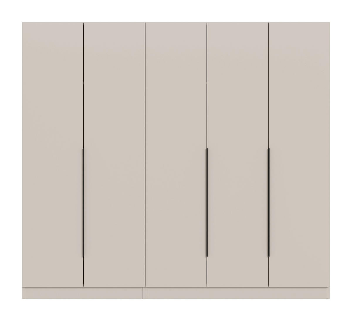 KLEIDERSCHRANKKOMBINATION ALVAS (B/H/T: ca. 200/181/52 cm) in Kaschmir/Kaschmir - Kaschmir, Holz (200/181/52cm)