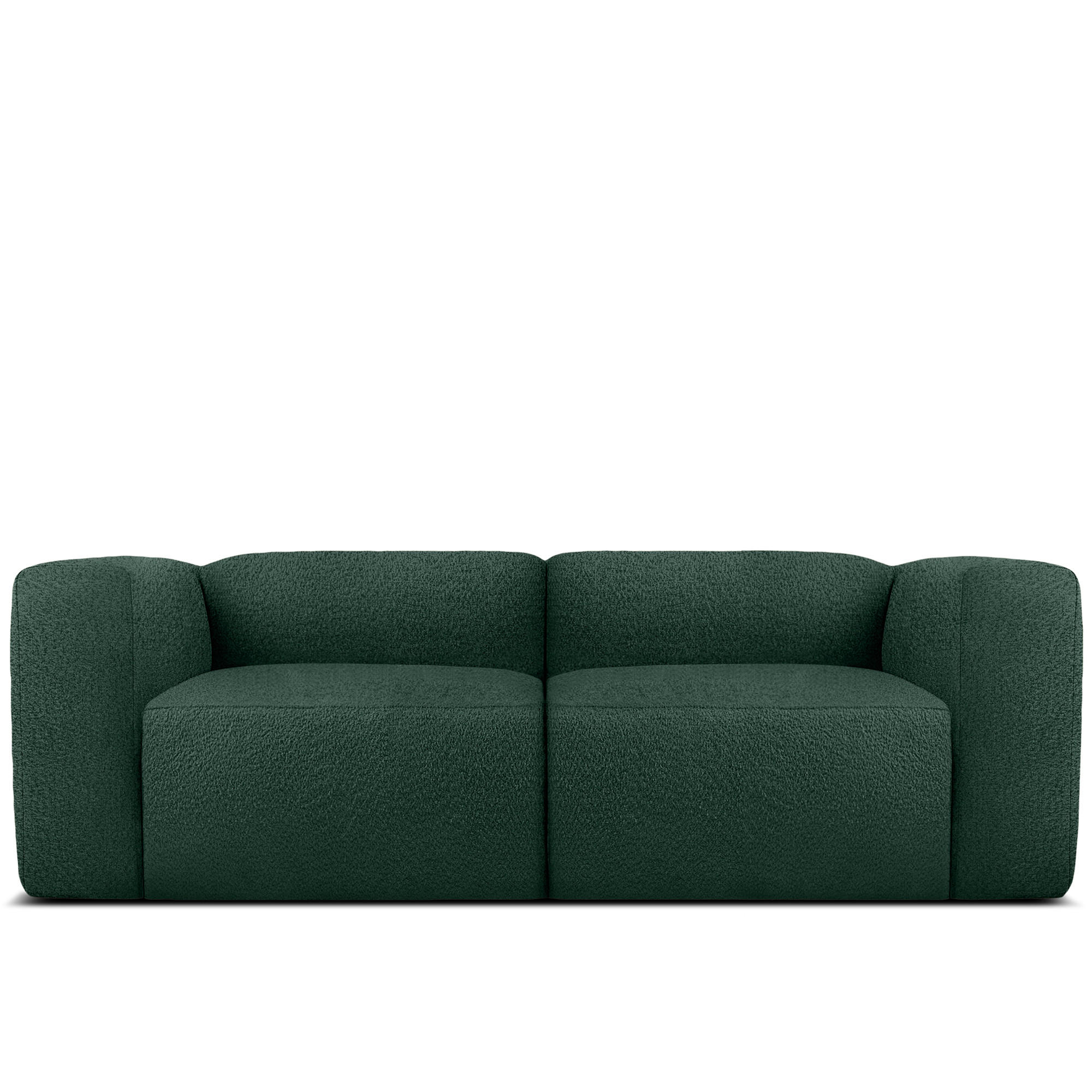 2-SITZER SOFA BUFFO, Dunkelgrün - Dunkelgrün, Holz/Holzwerkstoff (210/73/96cm) - KONSIMO®