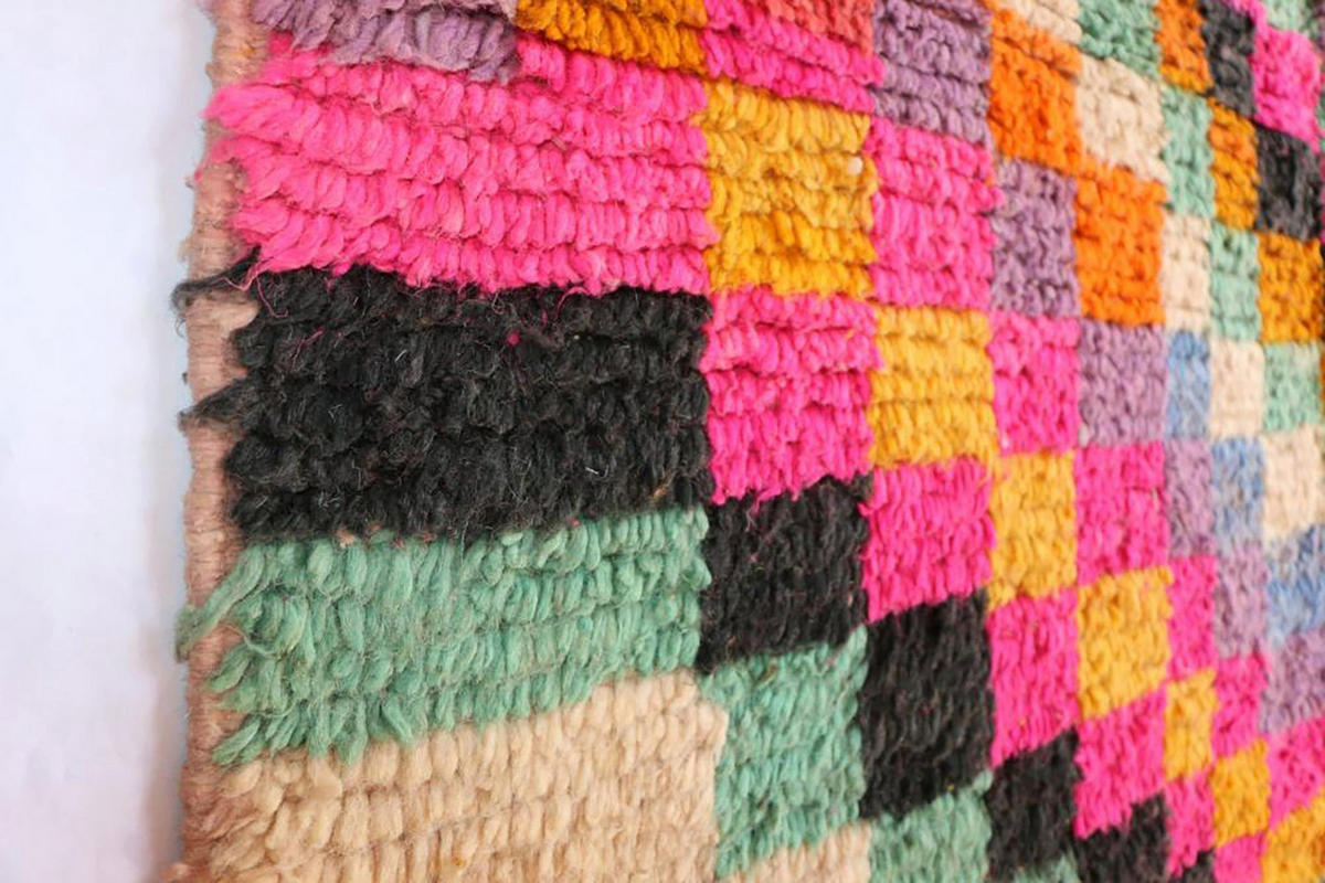 BERBERTEPPICH aus reiner Wolle 174x 275 cm - Pink, Naturmaterialien (174/275cm) - AFK Living