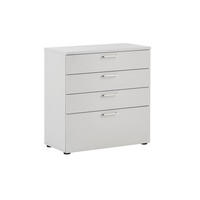 SCHUBLADENSCHRANK Hippo 84x80x40 cm 4 Schubladen Lichtgrau - Grau, Holz (160/120/40cm) - PROREGAL