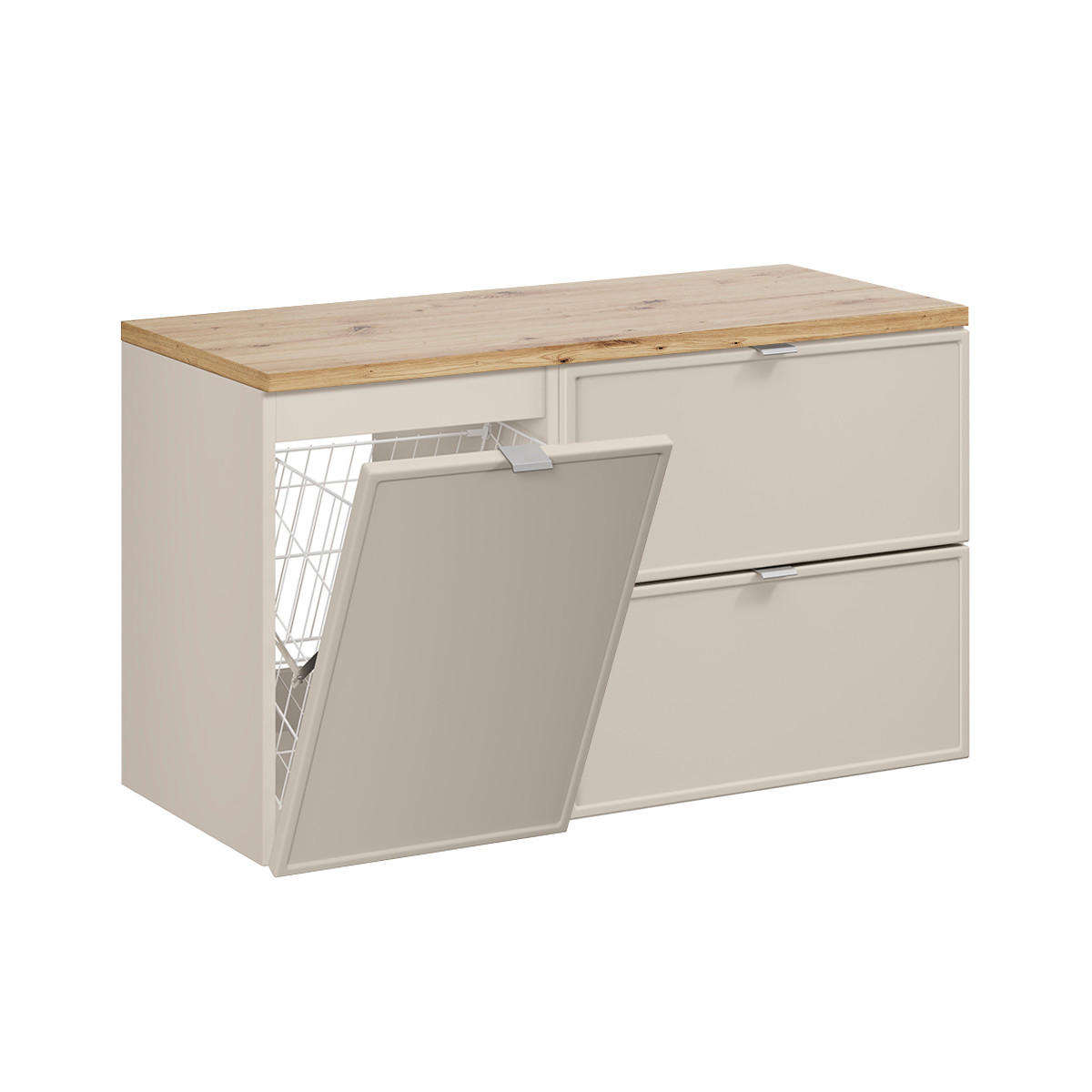 SKŘÍŇKA POD UMYVADLO 100.6cm Alba Kašmír - béžová, kompozitní dřevo (100.6/59/48cm) - Petits-meubles