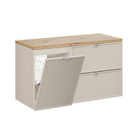 SKŘÍŇKA POD UMYVADLO 100.6cm Alba Kašmír - béžová, kompozitní dřevo (100.6/59/48cm) - Petits-meubles