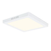 LED-DECKENLEUCHTE Heracles 23/23/4cm - Weiß, Kunststoff (23/23/4cm) - ZMH