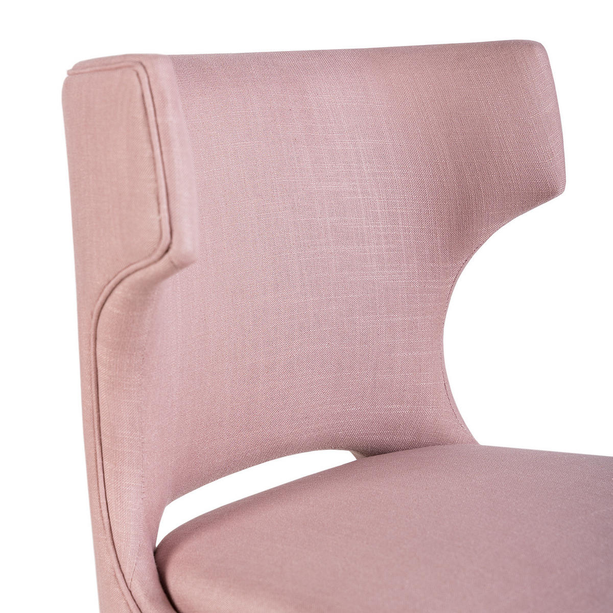 BÜROSTUHL - Metall / Textil - Rosa, Textil/Metall (52/80/56cm) - home24