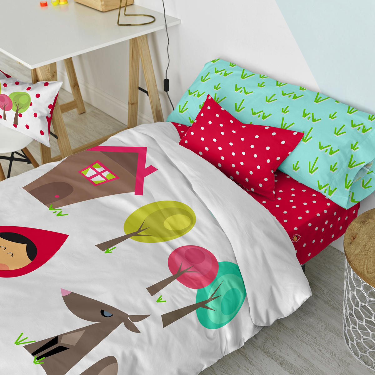 BETTBEZUG 2er-Set teiliges grandma 135/140x200 cm (standardgrösse) mehrfarbig - Multicolor, Textil (140/200cm) - Happy Friday