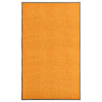FUSSMATTE Waschbar Orange 90/150 Cm - Orange, Kunststoff (90/150cm) - vidaXL