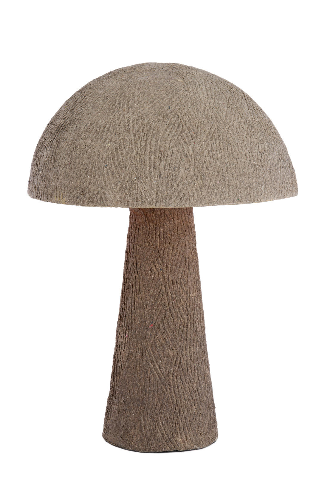 TISCHLAMPE Chirlo Grau Ø26/36 cm - Grau, Papier (26/26/36cm) - Light & Living
