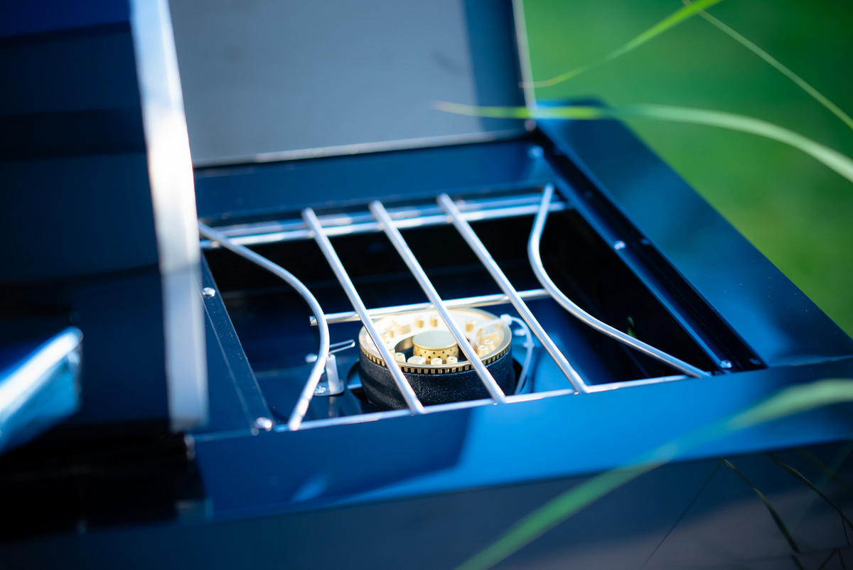 OUTDOORKÜCHE Grillmaster Fusion 217/58/119 cm - Schwarz Hochglanz, Metall (58/90/217cm) - Goriller