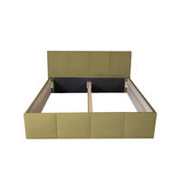 POLSTERBETT Dalas Gold 180 x 200 x 40 cm Stauraum ohne hydraulische Funktion Mit hochwertiger Matratze H2 (bis 100 kg) und Lattenrost - Goldfarben, Holz (180/200cm) - Halmon Schlafkomfort Betten 