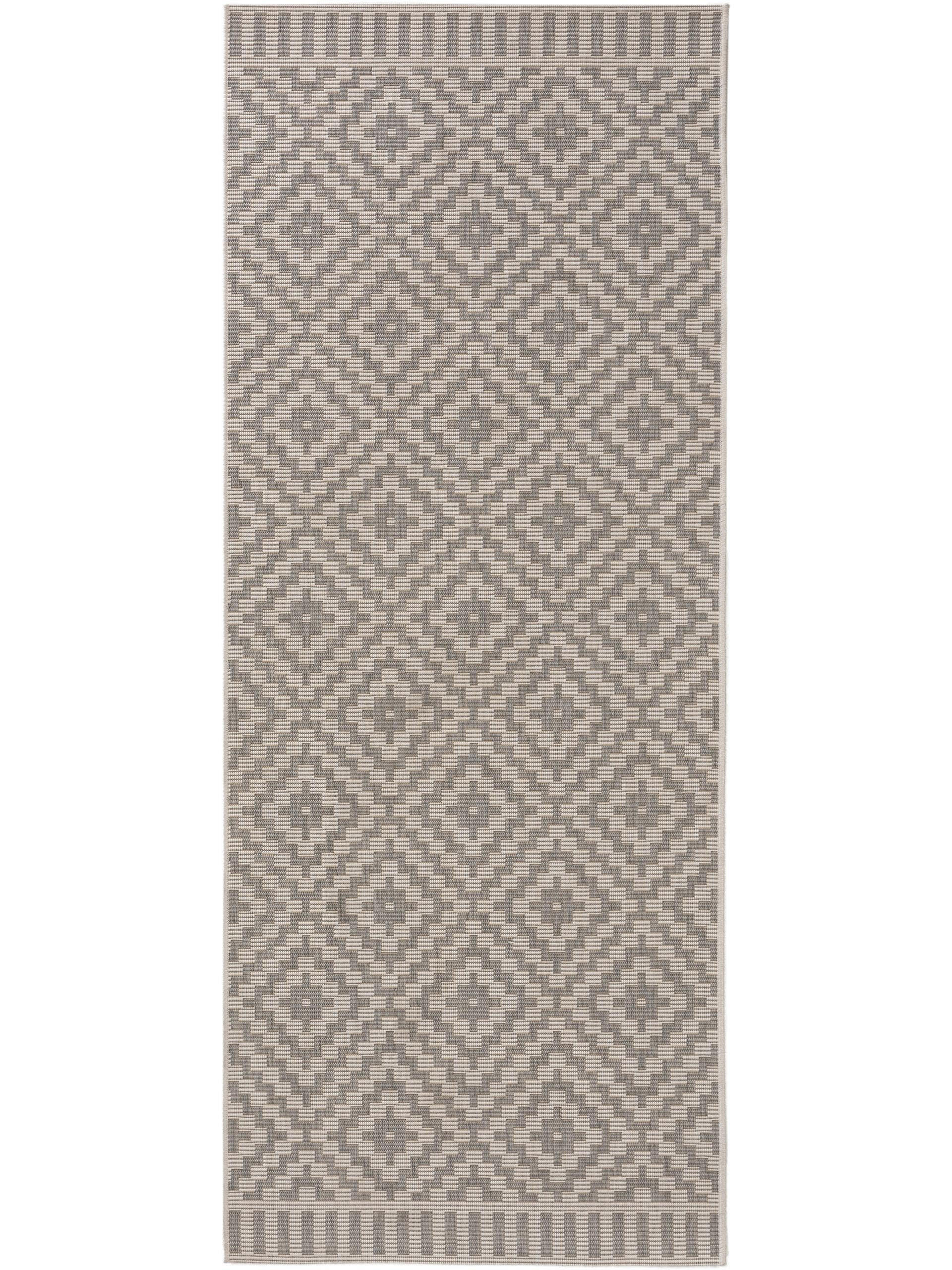 OUTDOORTEPPICH Metro Grau 80x200 cm - Grau, Textil (80/200cm) - benuta Nest
