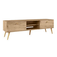 TV-LOWBOARD Golden Craft Eiche Boho - Multicolor, Holzwerkstoff (170/50/42cm) - Sepro Meble