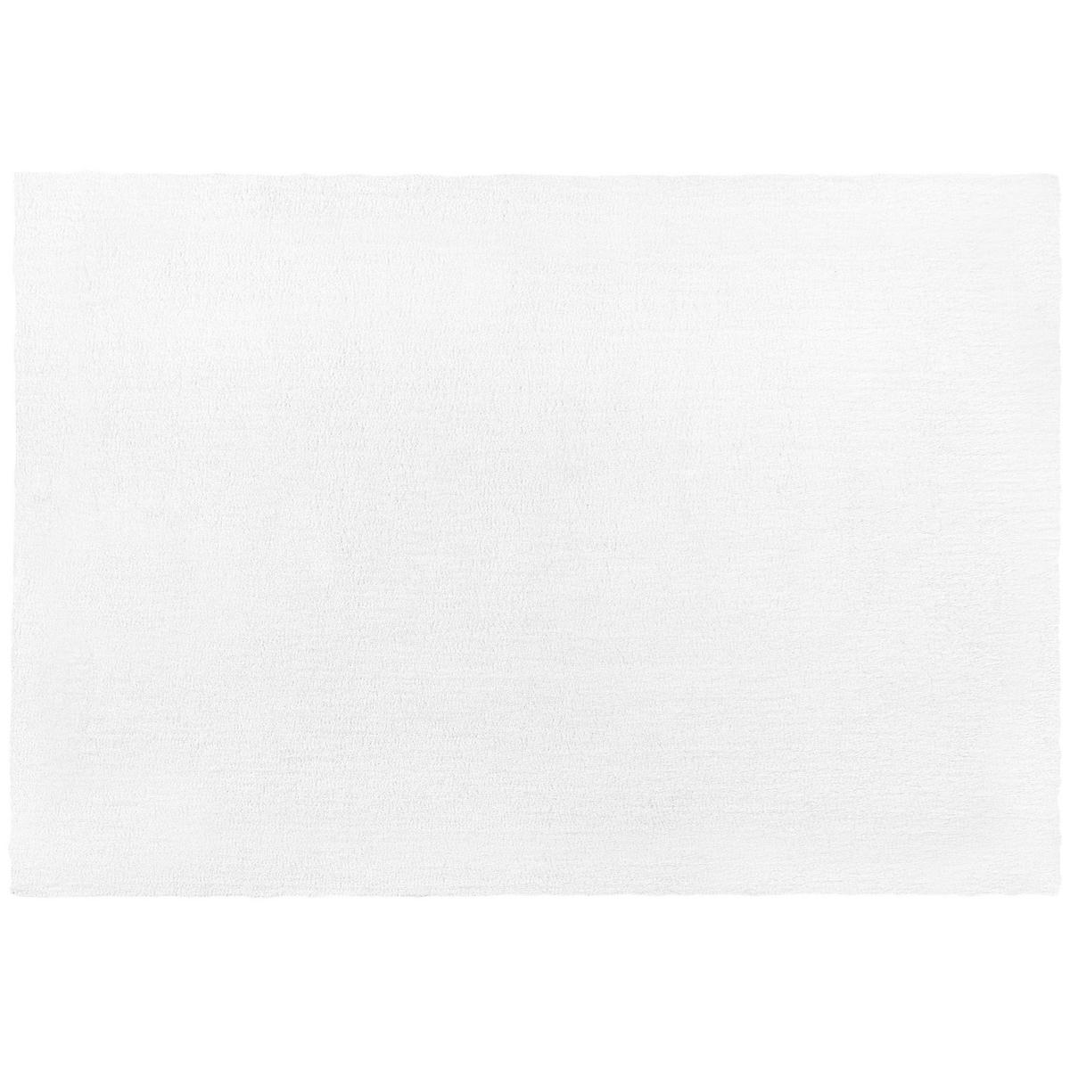 SHAGGY-TEPPICH Demre 230/160 cm - Weiß, Kunststoff (160/230cm) - Beliani