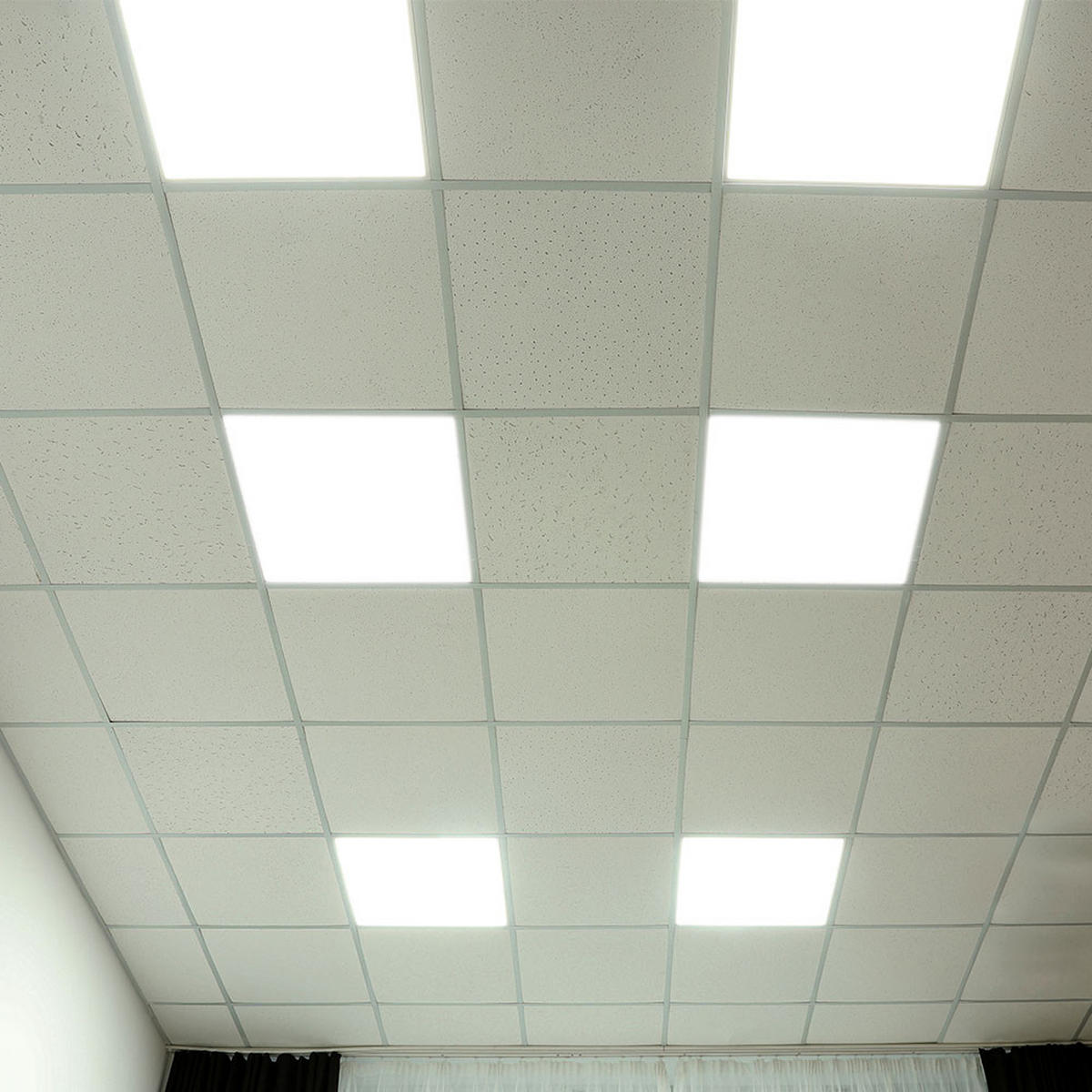 LED DECKENLEUCHTE Panel Weiß - Weiß, Metall (59.5/59.5/2.9cm)