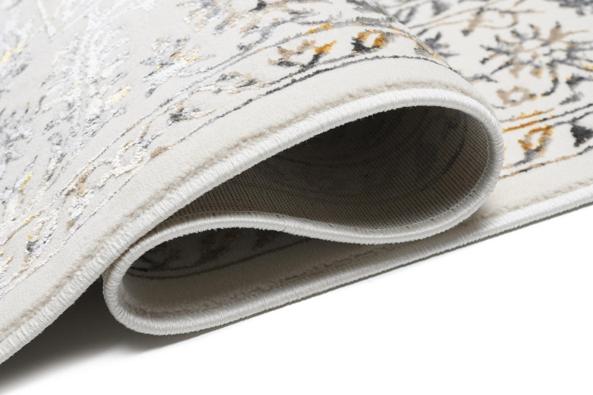 TEPPICH GOLDEN Creme 160/230 cm - Creme, Kunststoff (160/230cm) - Tapiso