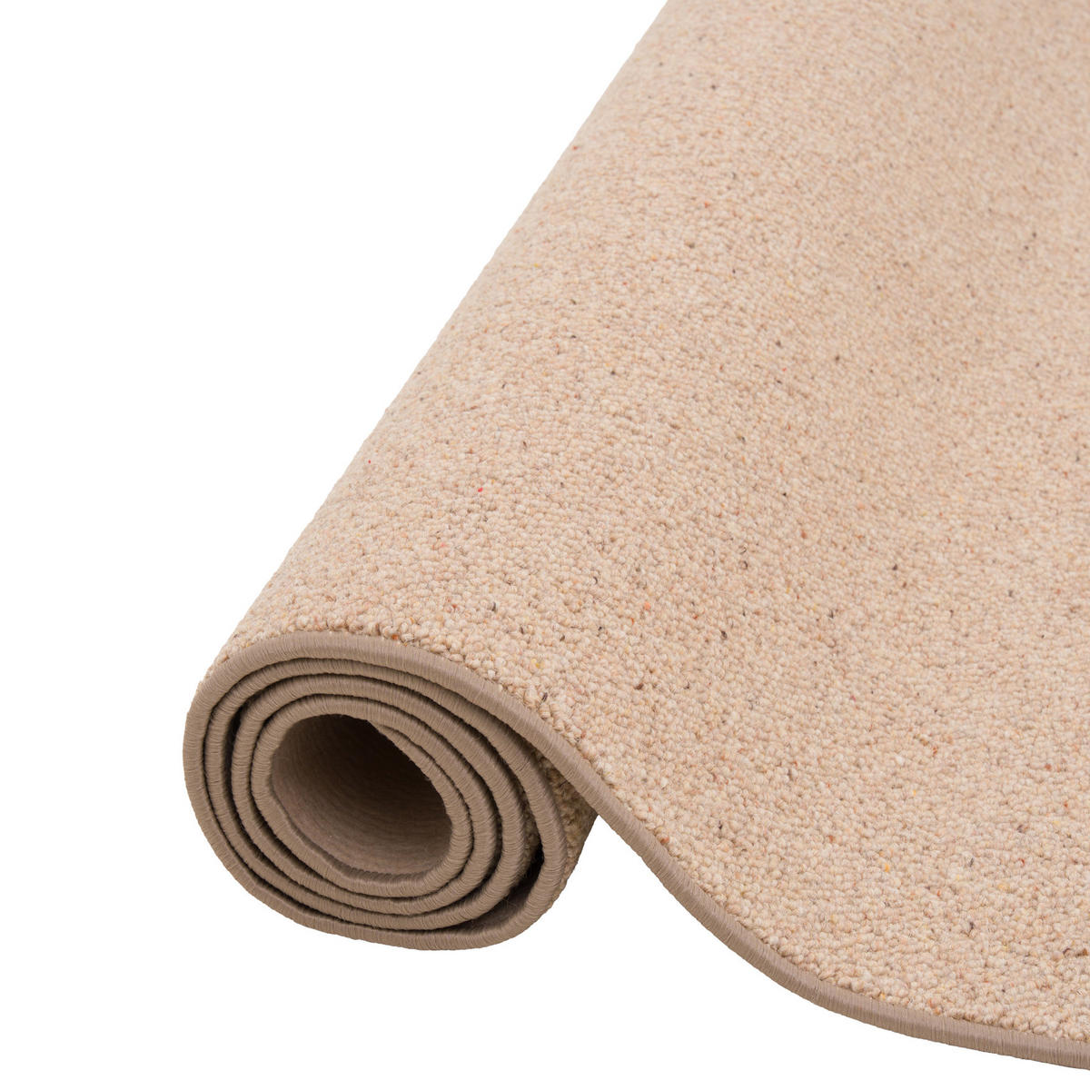 NATUR TEPPICH WOLLE BERBER - Kastanienfarben, Textil (80/200cm) - Snapstyle