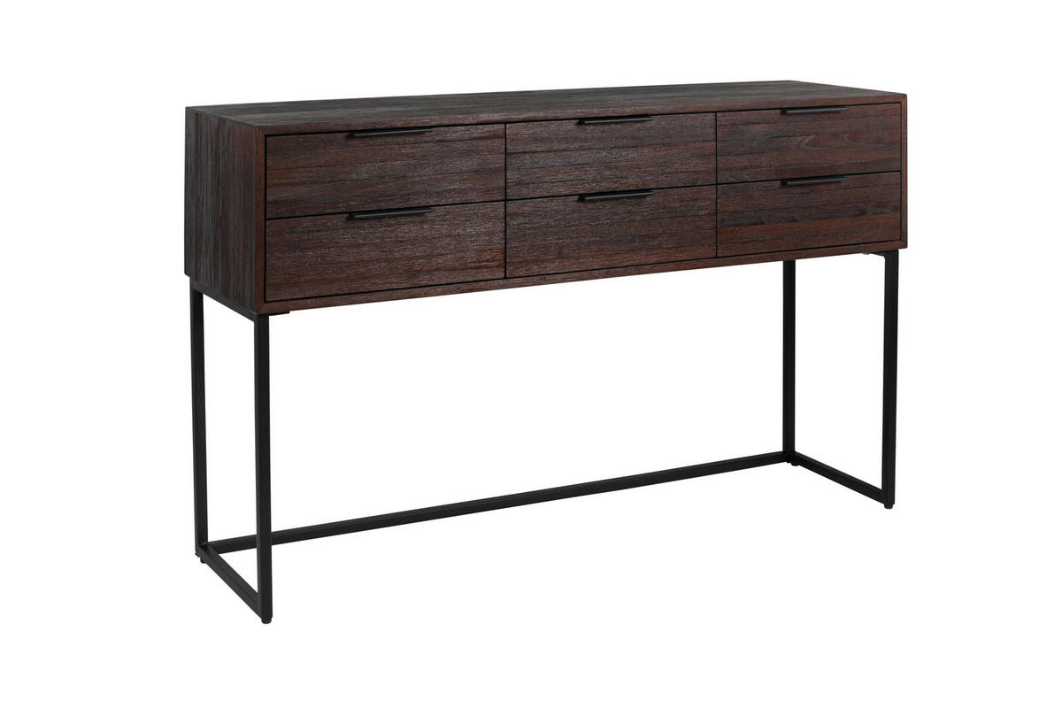 BEISTELLTISCH Webster - Braun - 35/135/82 cm - Braun, Holz (35/135/82cm)