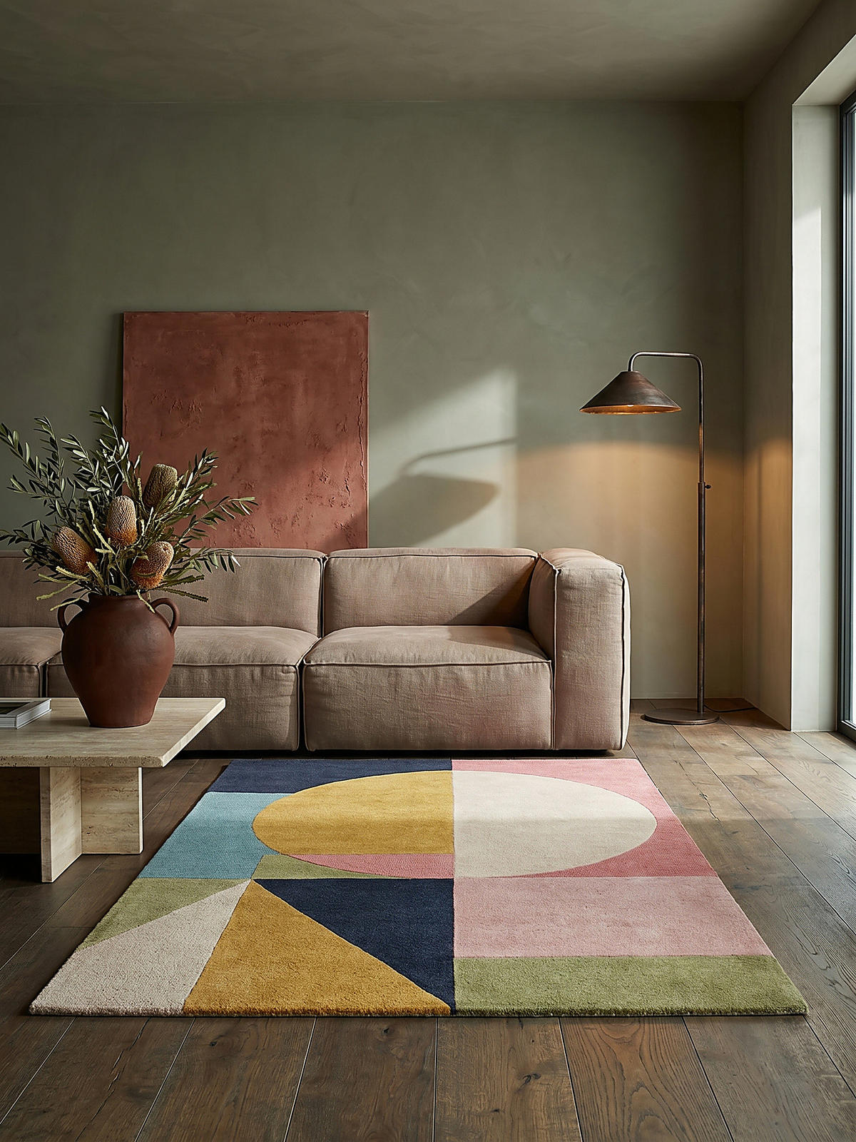 WOLLTEPPICH DEBEN, geometrisch, Strahlend-Bunt, 200 x 290 cm - Multicolor, Textil (200/290cm) - KADIMA DESIGN