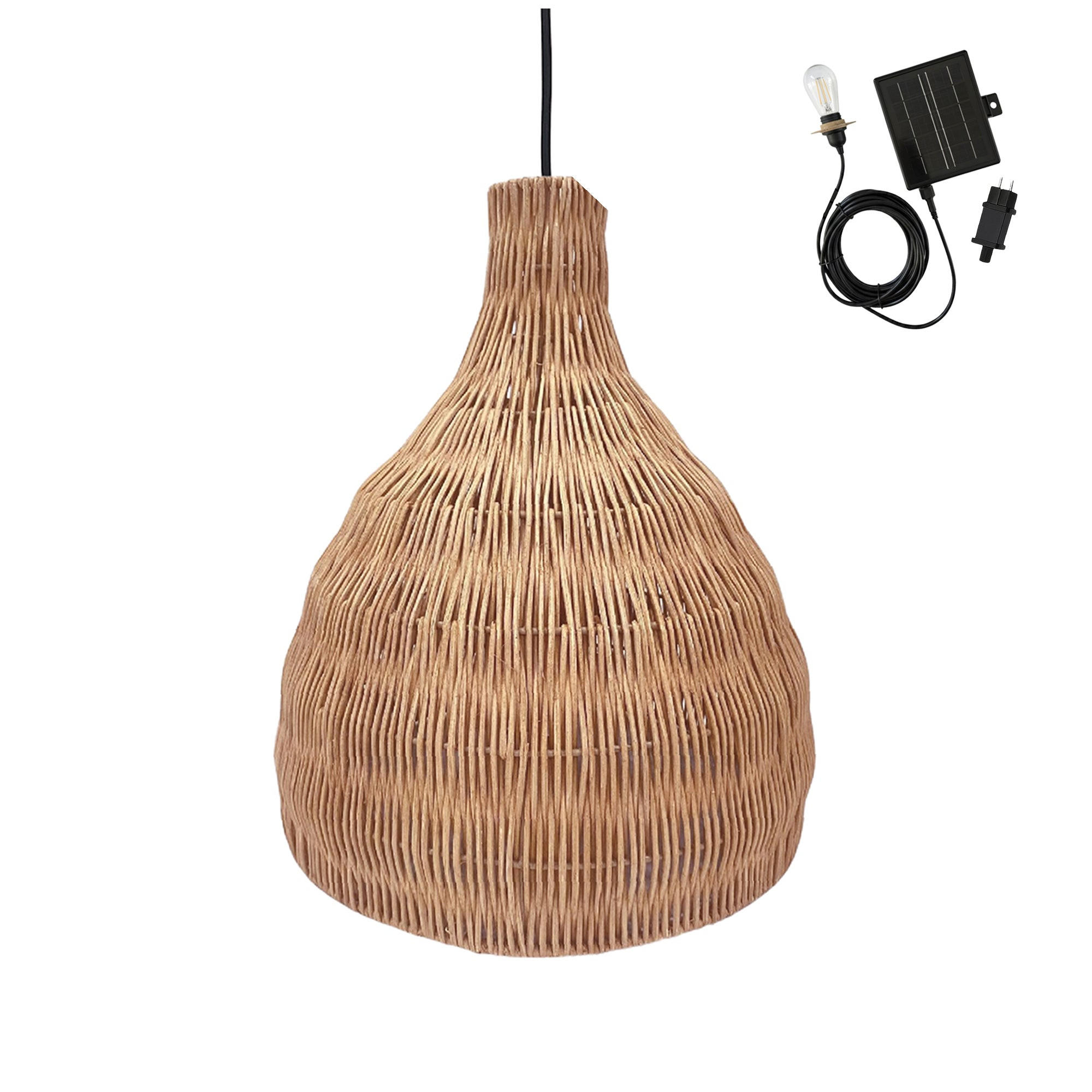 Lumisky Solaranhänger Beige 33x40x33 cm