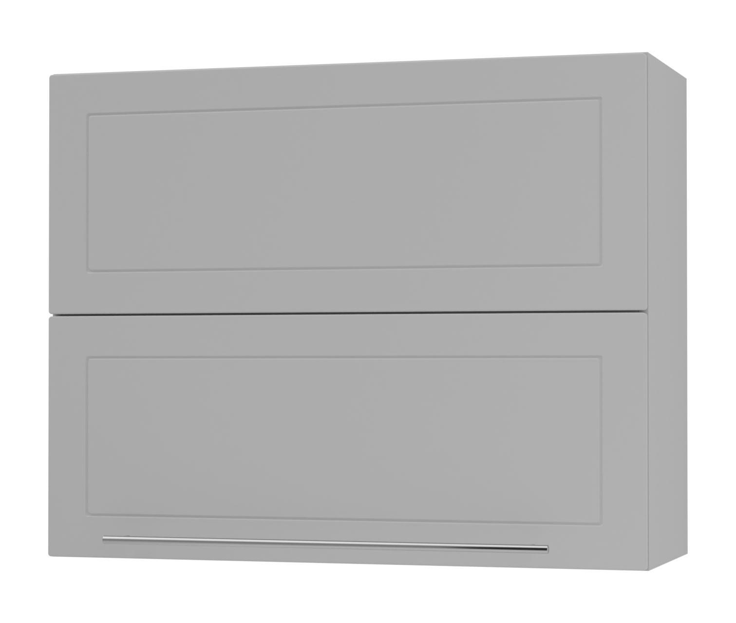 KÜCHENHÄNGESCHRANK Kvantum W8B/90 Dust Grey Matt / Grau Matt 90 / 32,5 / 72cm - Grau, Holz/Holzwerkstoff (90/72/36cm) - Feldmann-Wohnen