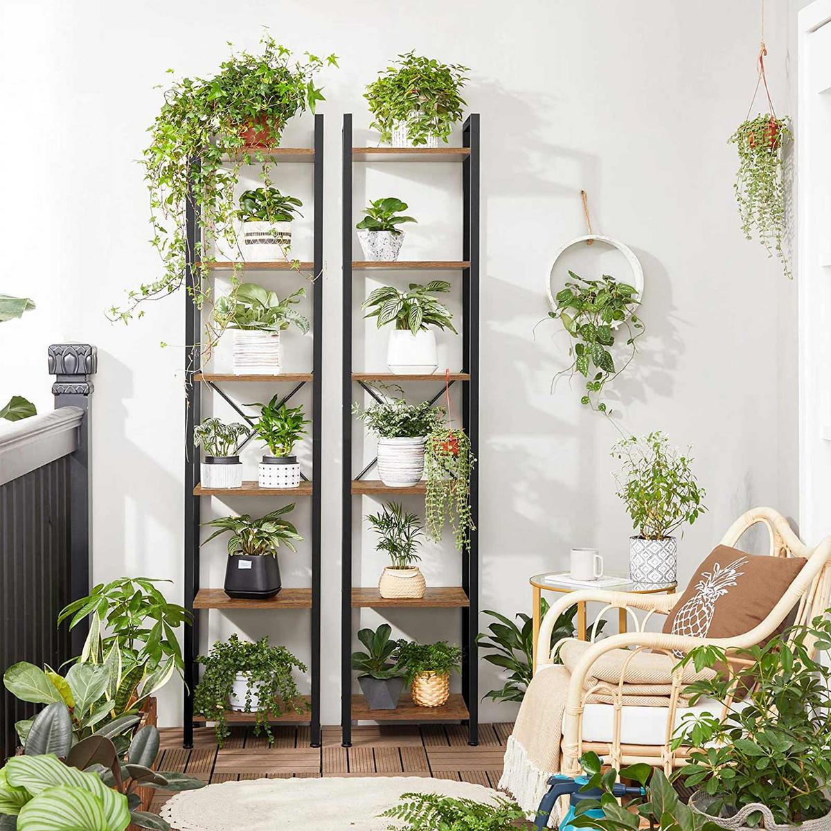 BÜCHERREGAL - Braun, Holzwerkstoff (30/188/40cm) - Hansiro