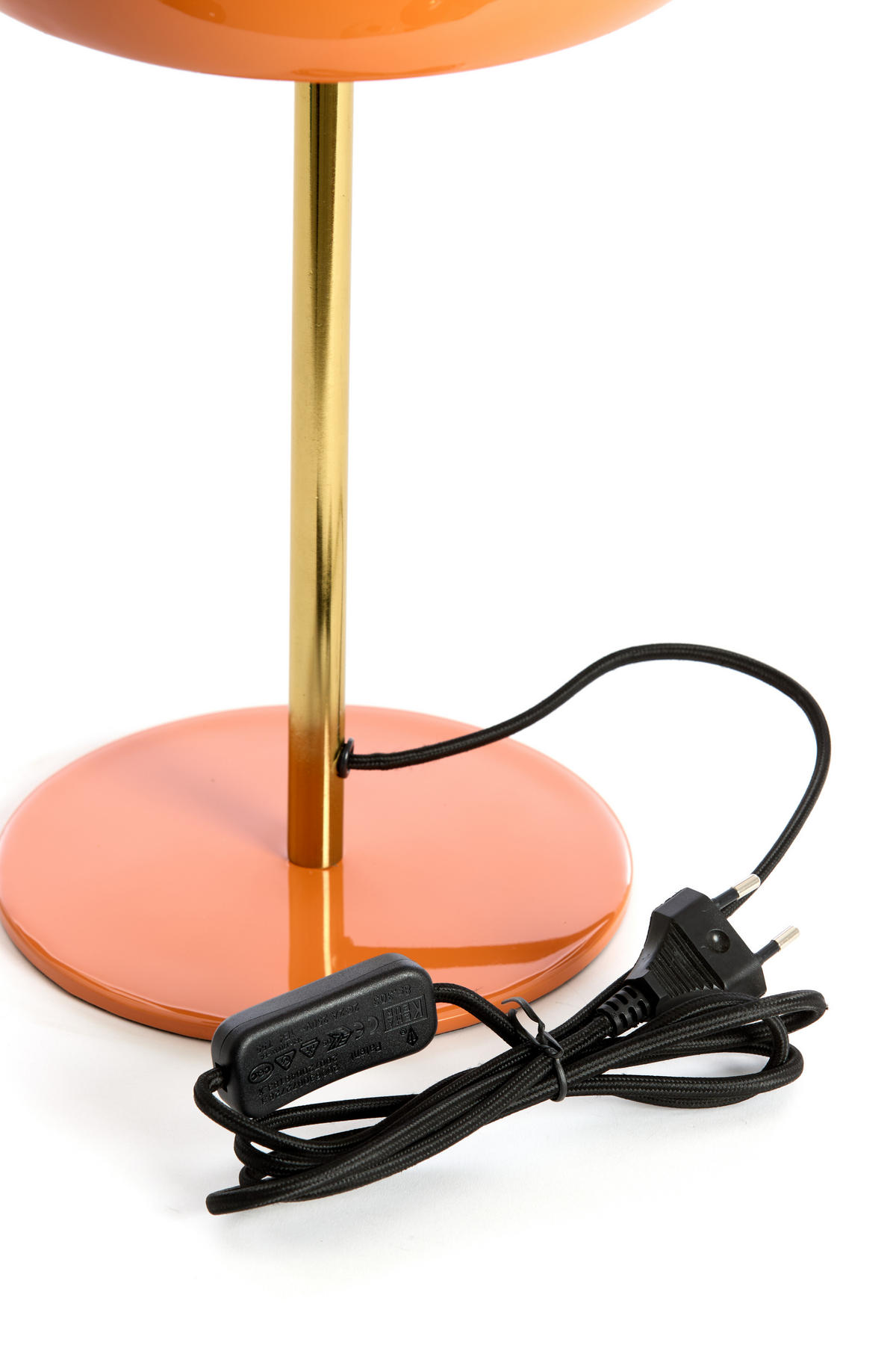 TISCHLAMPE Surin Orange Ø23/40 cm - Orange, Metall (23/23/40cm) - Light & Living